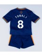 Newcastle United Sandro Tonali #8 Ausweichtrikot für Kinder 2025-26 Kurzarm (+ Kurze Hosen)